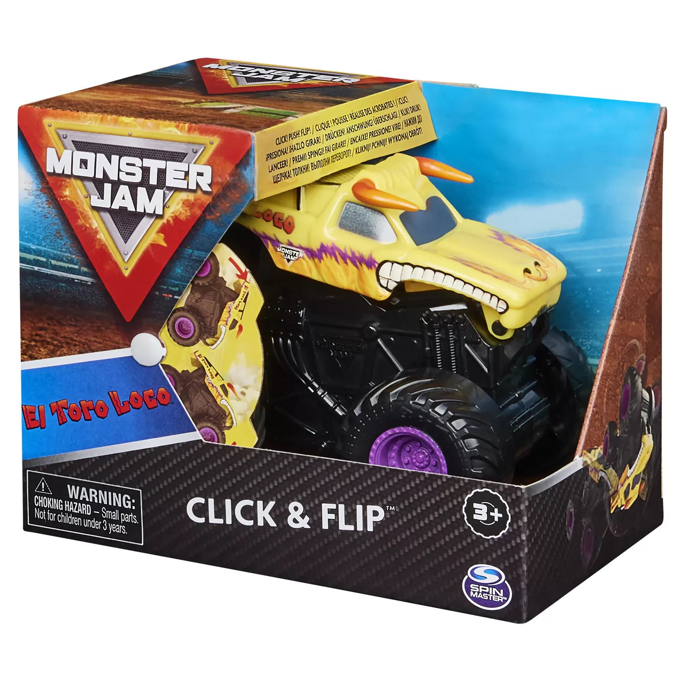Monster Jam El Toro Loco sorozat kattintásos flip skála 1-től 43-ig