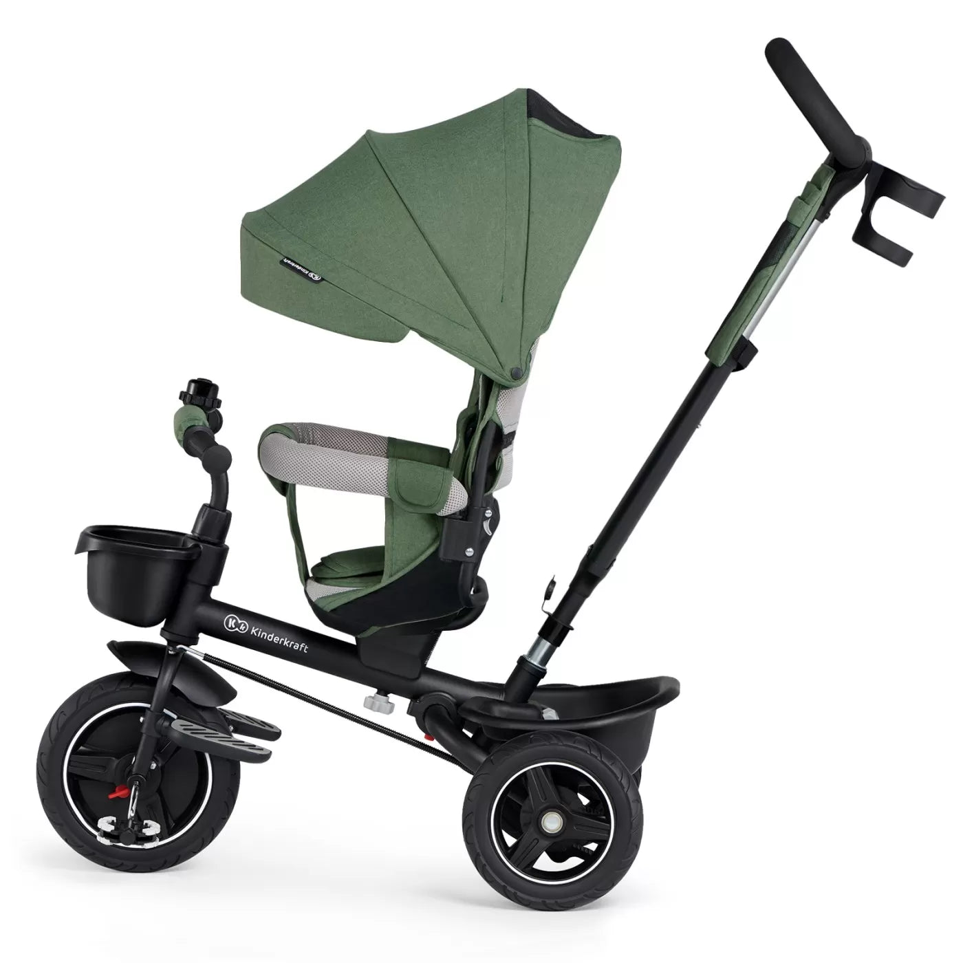 Tricicleta kinderkraft spinstep, green