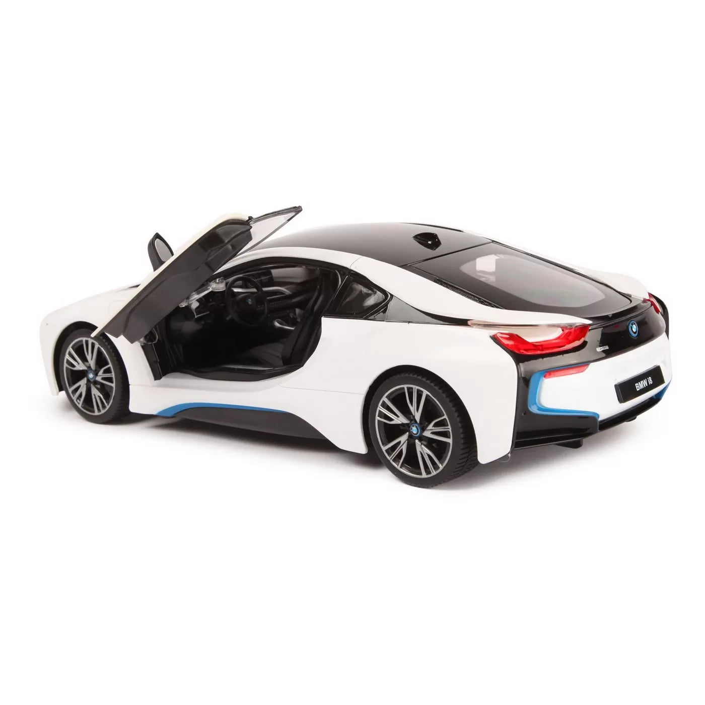 Távirányítós autó bmw i8 fehér 1-14 méretarányú