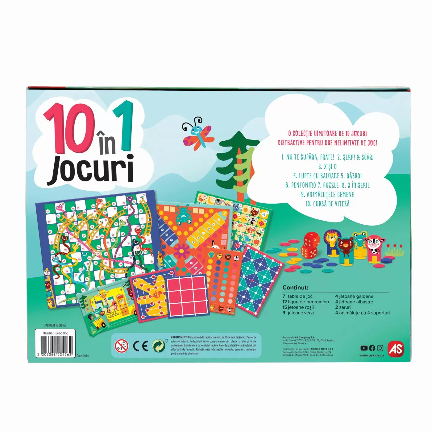 10 darabos játékkészlet 1-ben