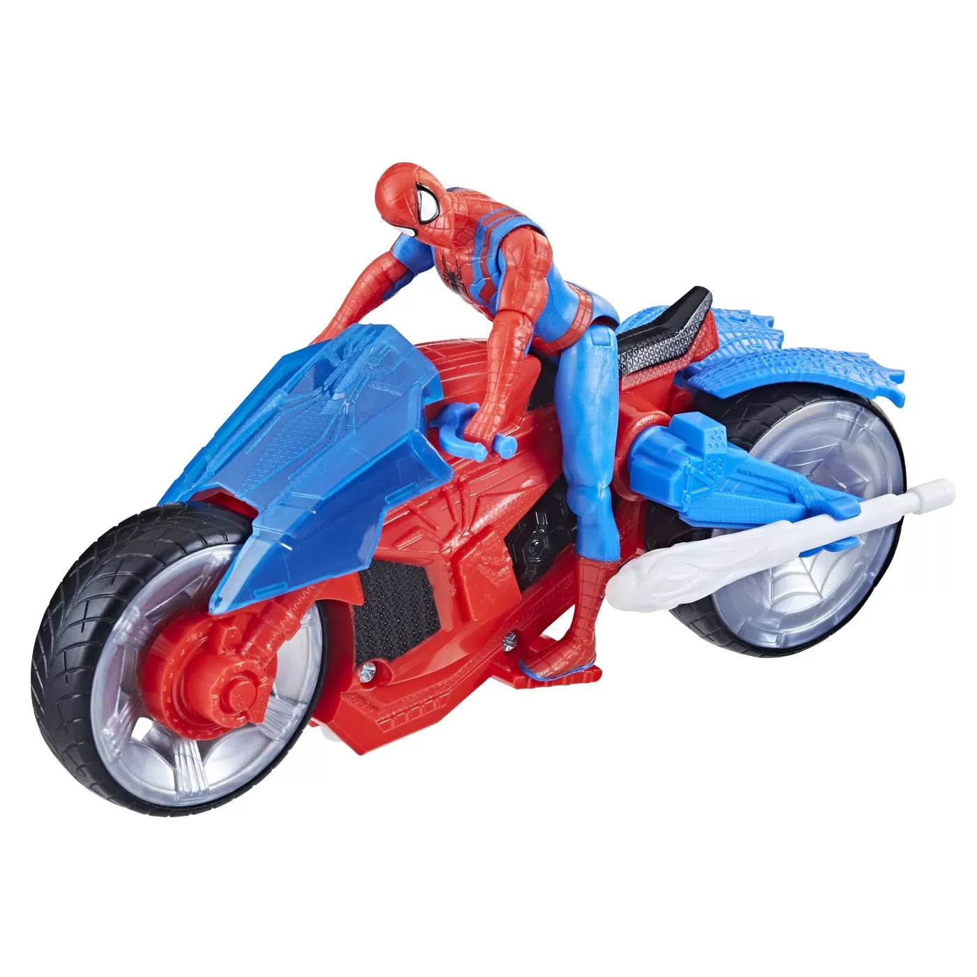 Pókember figura és hálórobbantós motoros járműkészlet