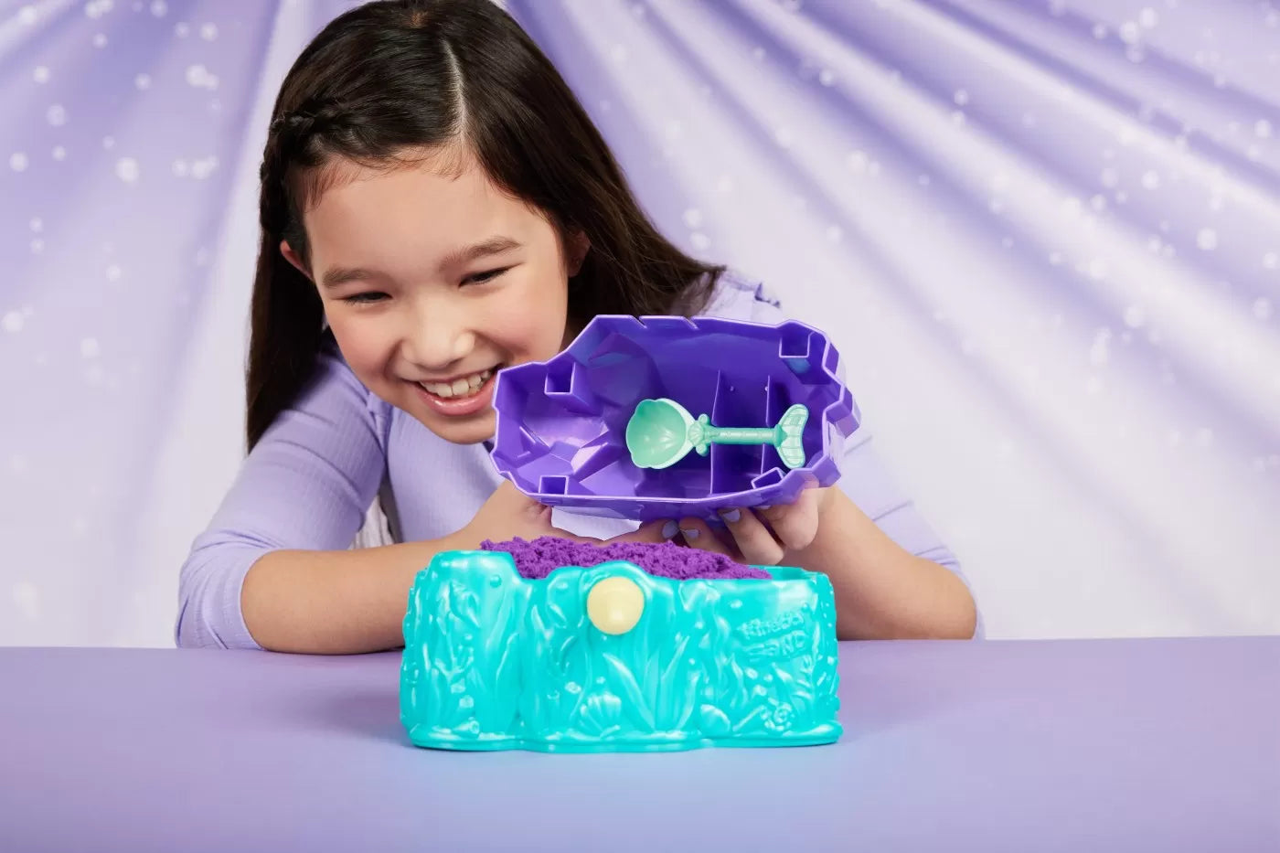 Kinetic sand set mermaid crystal