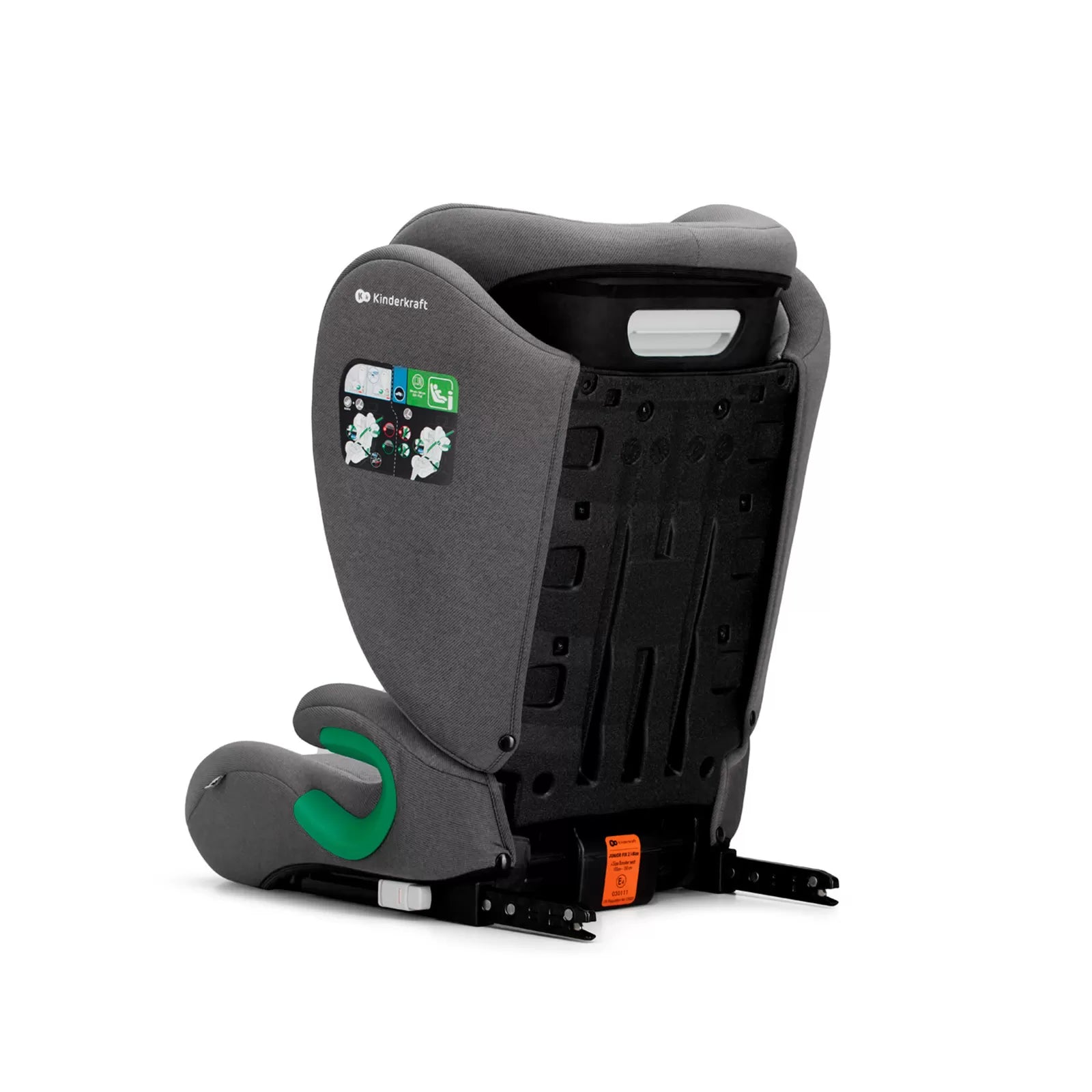 Scaun auto kinderkraft junior fix2 i-size, 100-150 cm, rocket grey