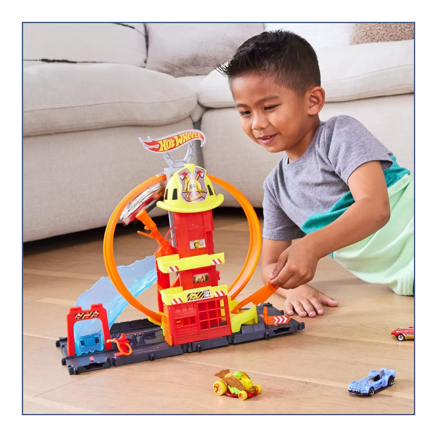 Hot Wheels Super Loop tűzoltóság