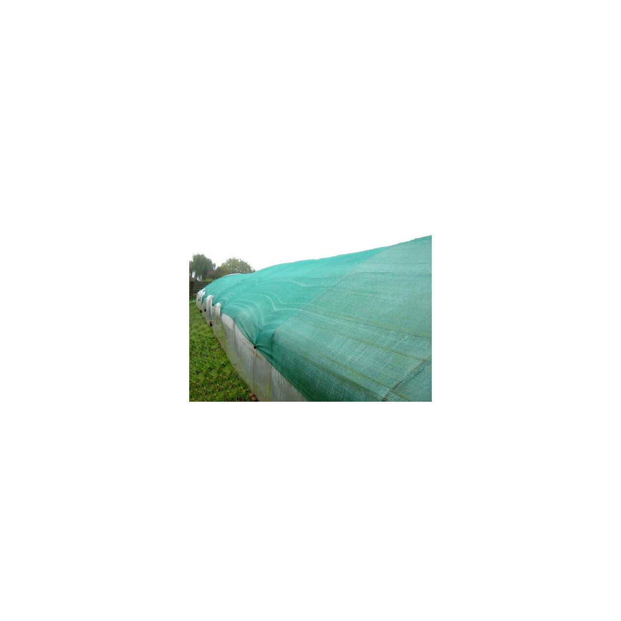Plasa de umbrire, HDPE, 80 g/mp, grad de umbrire 80%, verde, 50x1.8 m