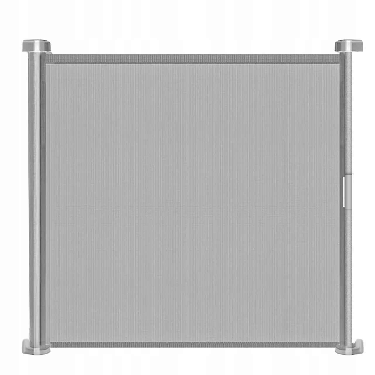 Poarta, plasa, de siguranta, protectie copii, retractabila, gri, 87x151.5 cm, Ruhhy