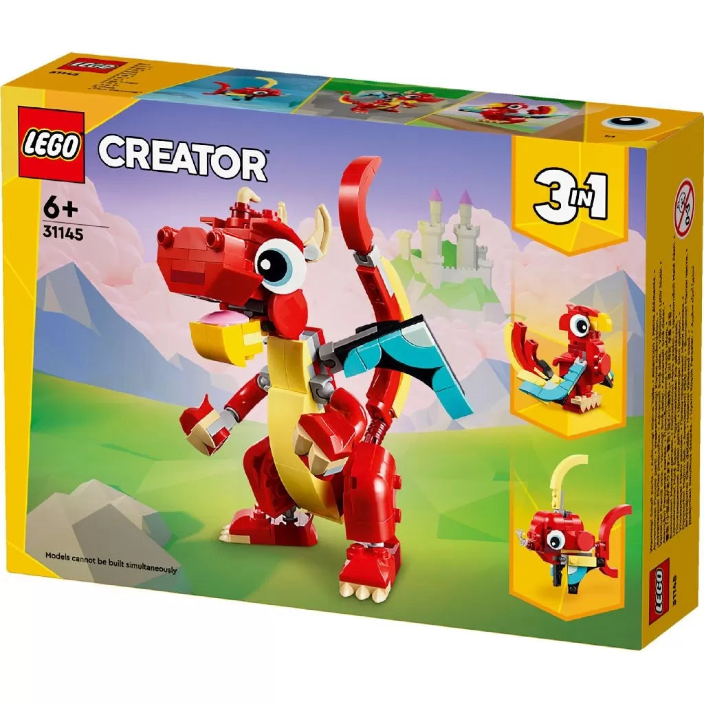 Lego creator 3in1 dragon rosu 31145