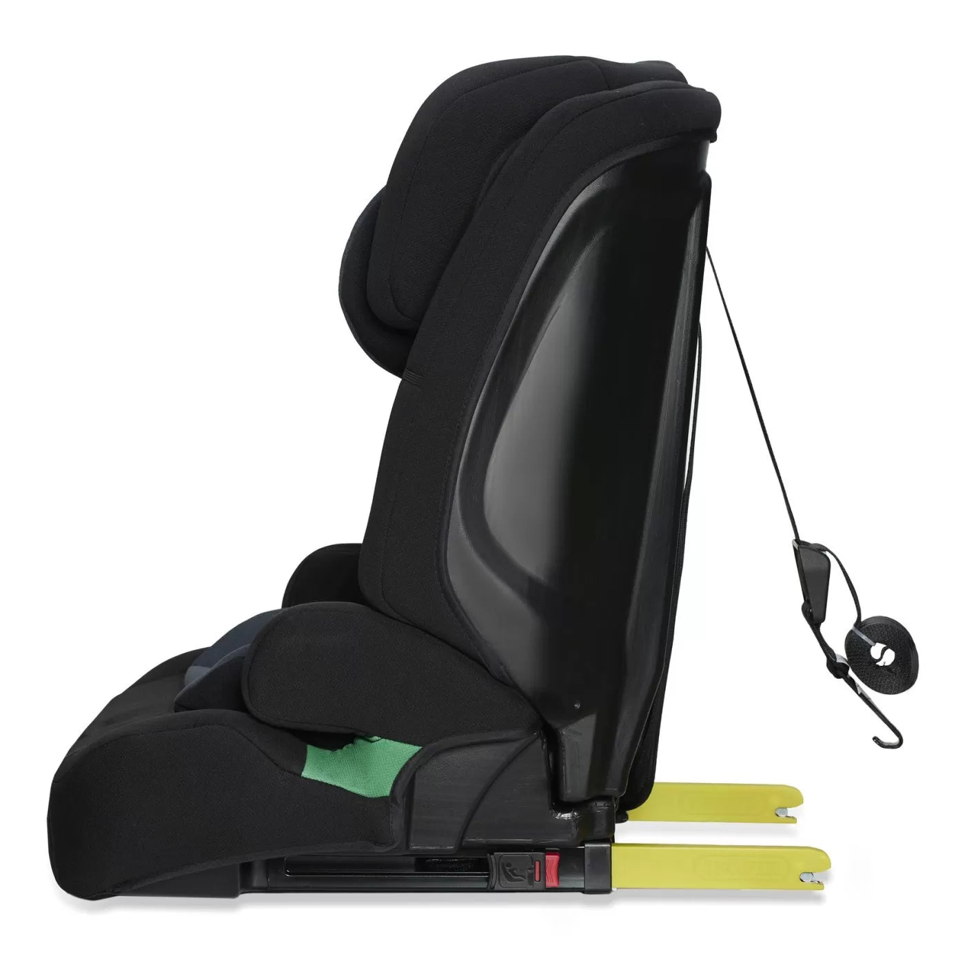 Scaun auto i-size, 76-150 cm, kinderkraft safety fix 2, black