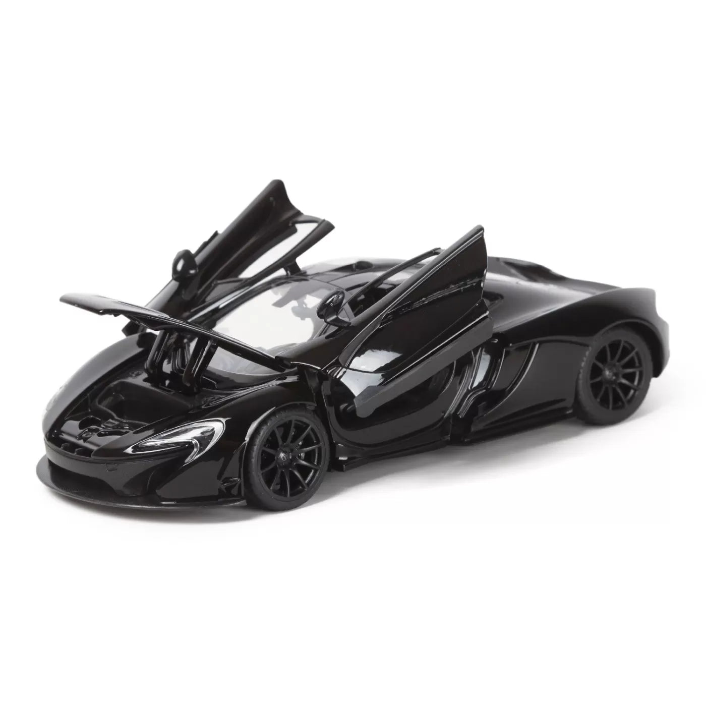 McLaren P1 fekete fém autó 1/24 méretarányú