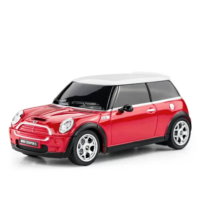 Piros Mini Cooper távirányítós autó 1-24 méretarányban