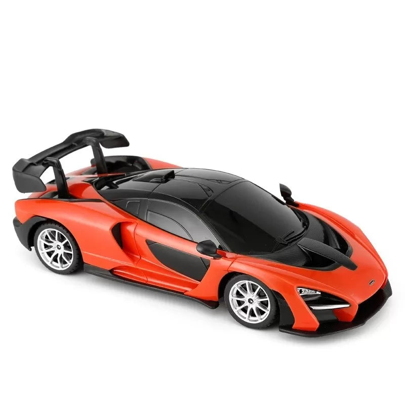 Masina cu telecomanda mclaren senna portocaliu cu scara 1 la 24