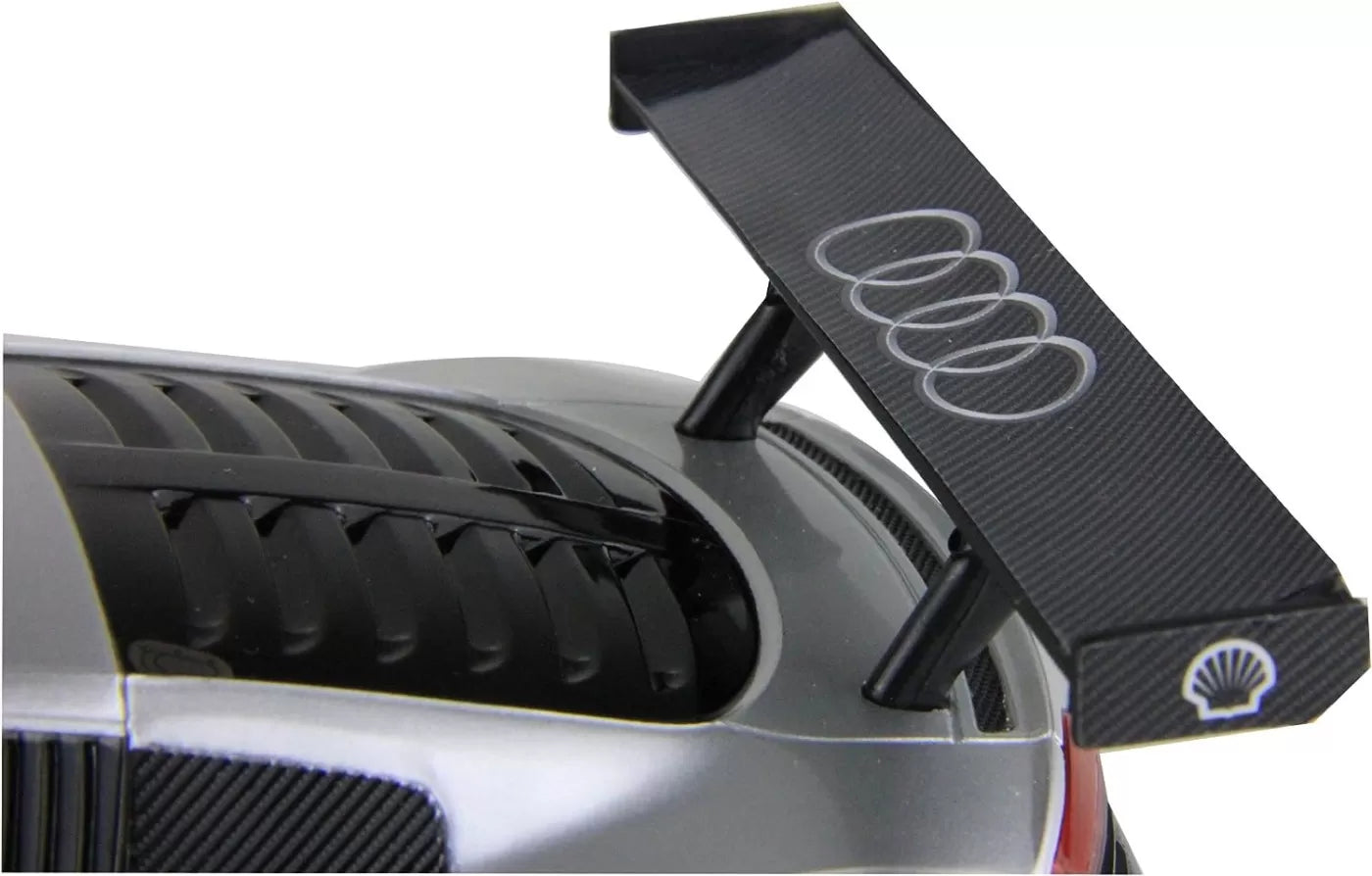 Masina cu telecomanda audi r8 argintiu cu scara 1 la 24