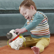 Fisher price jucarie de tras interactiva catel cu miscari si sunete