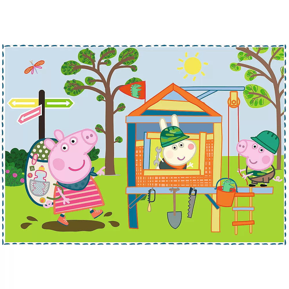 Puzzle trefl 4in1 peppa pig