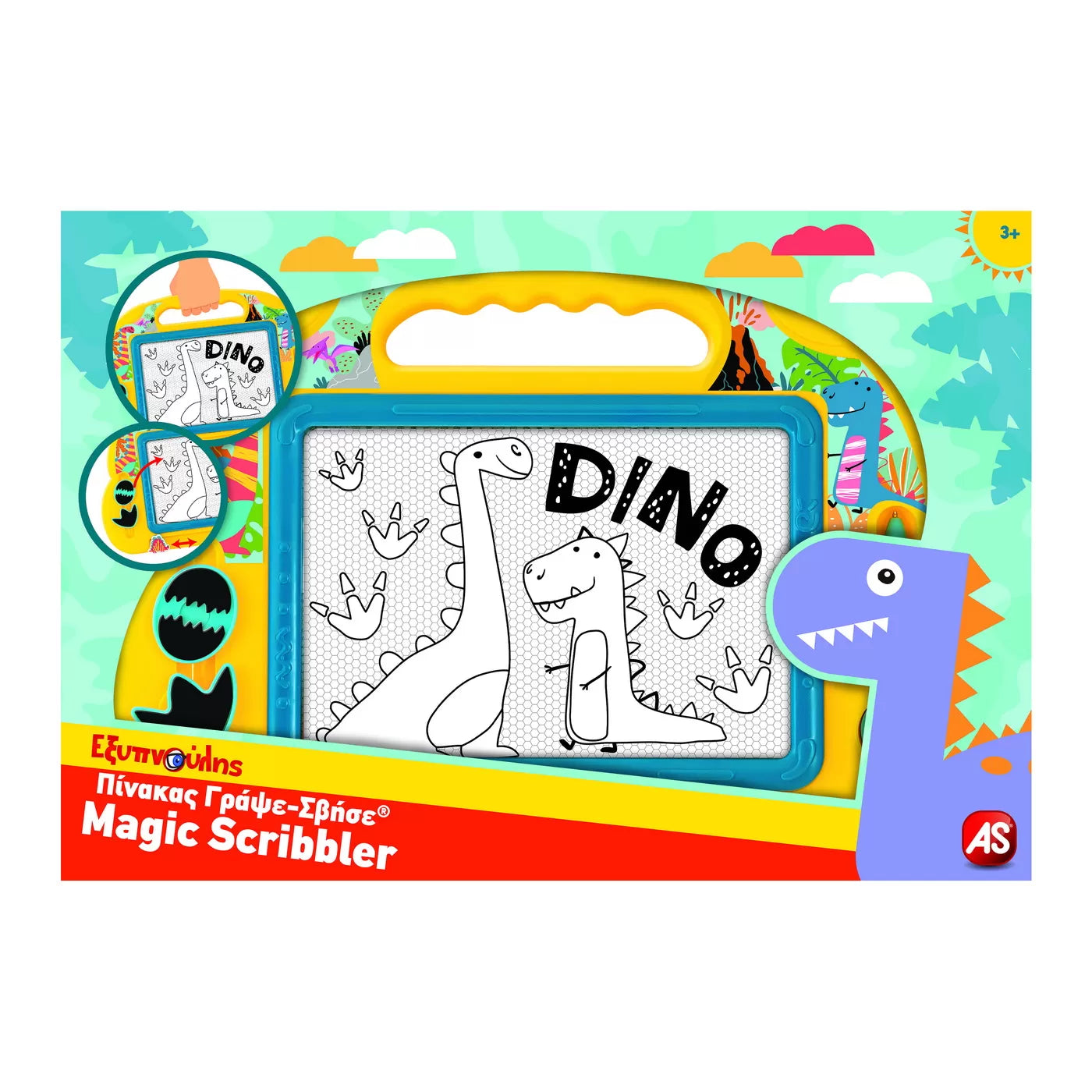 Varázslatos firkáló bébi dinoszaurusz mágneses tábla