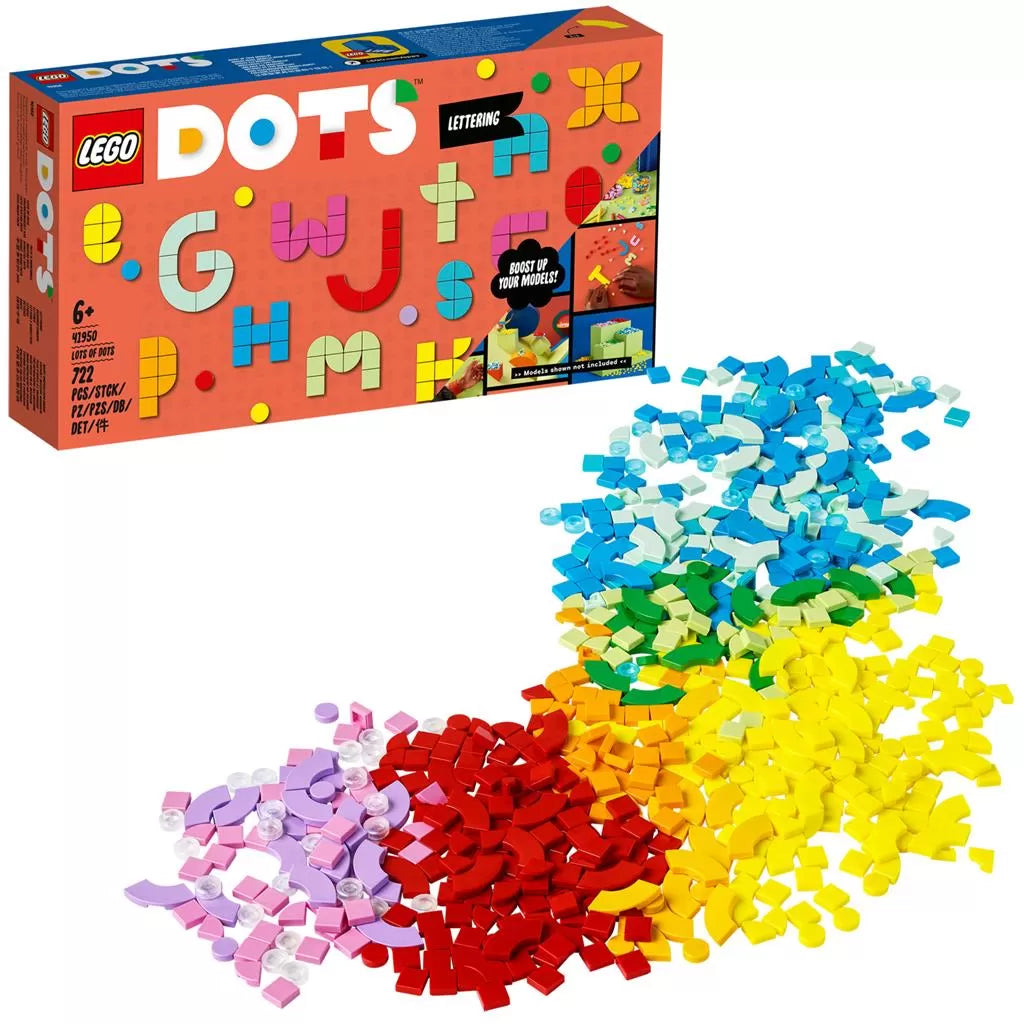 Lego pöttyök sok pötty felirat 41950