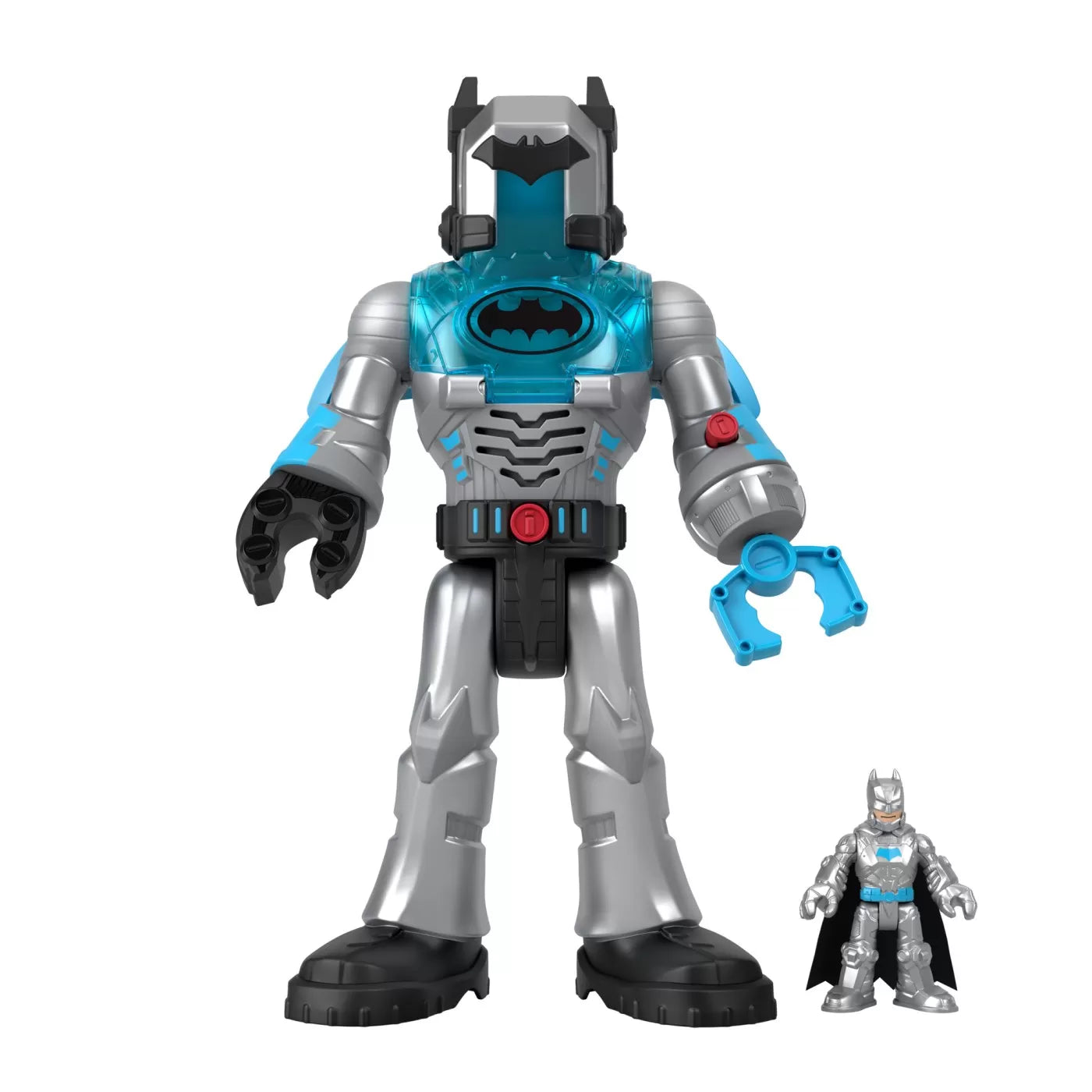 Fisher-Price Imaginext DC Super Friends robot Batman szürke öltönyben 30 cm