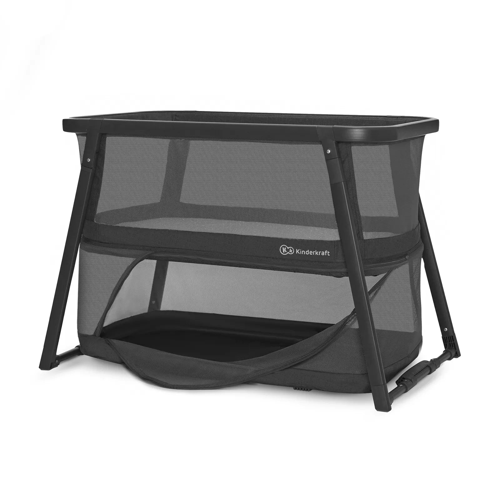 Patut de calatorie kinderkraft sofi plus, 4 in 1, grey