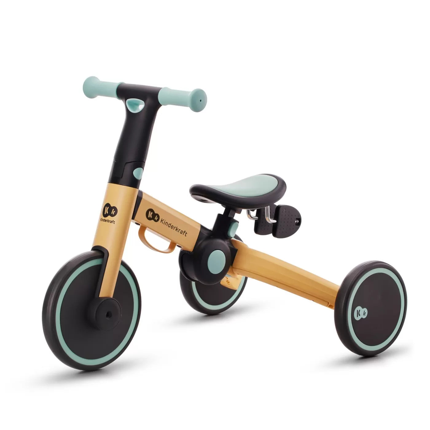 Kinderkraft 4trike futóbicikli/tricikli, napraforgókék