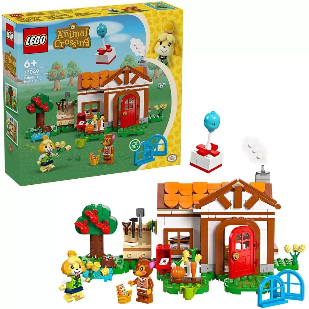 Lego Állatkereszteződés Isabelle látogatóba érkezik 77049