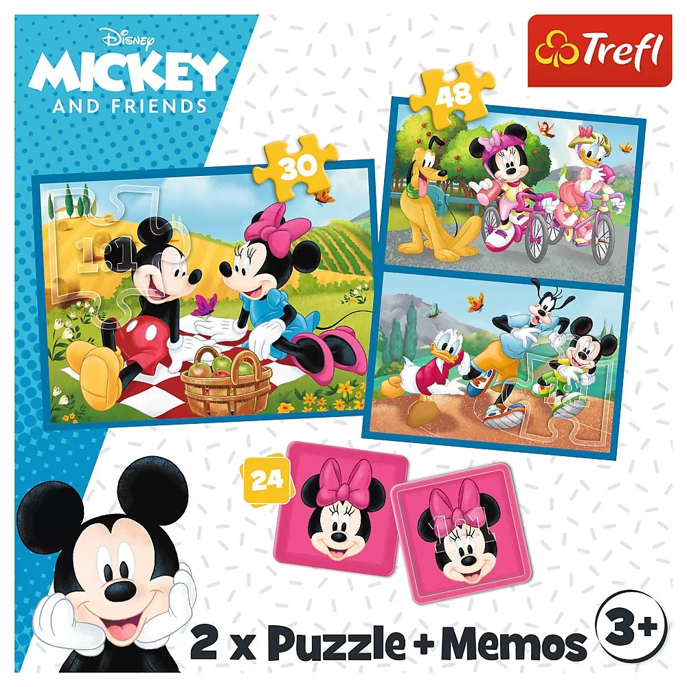 Puzzle trefl 2in1 memo disney eroii disney