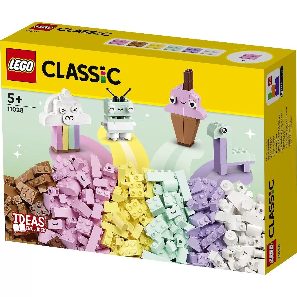 Lego classic distractie creativa in culori pastelate 11028