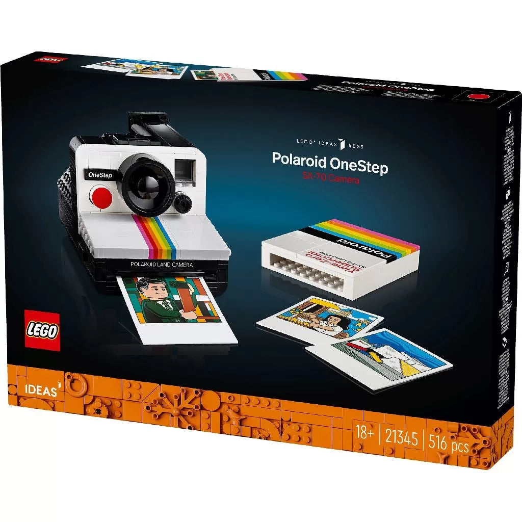 Lego Ideas Polaroid One Step SX 70 fényképezőgép 21345