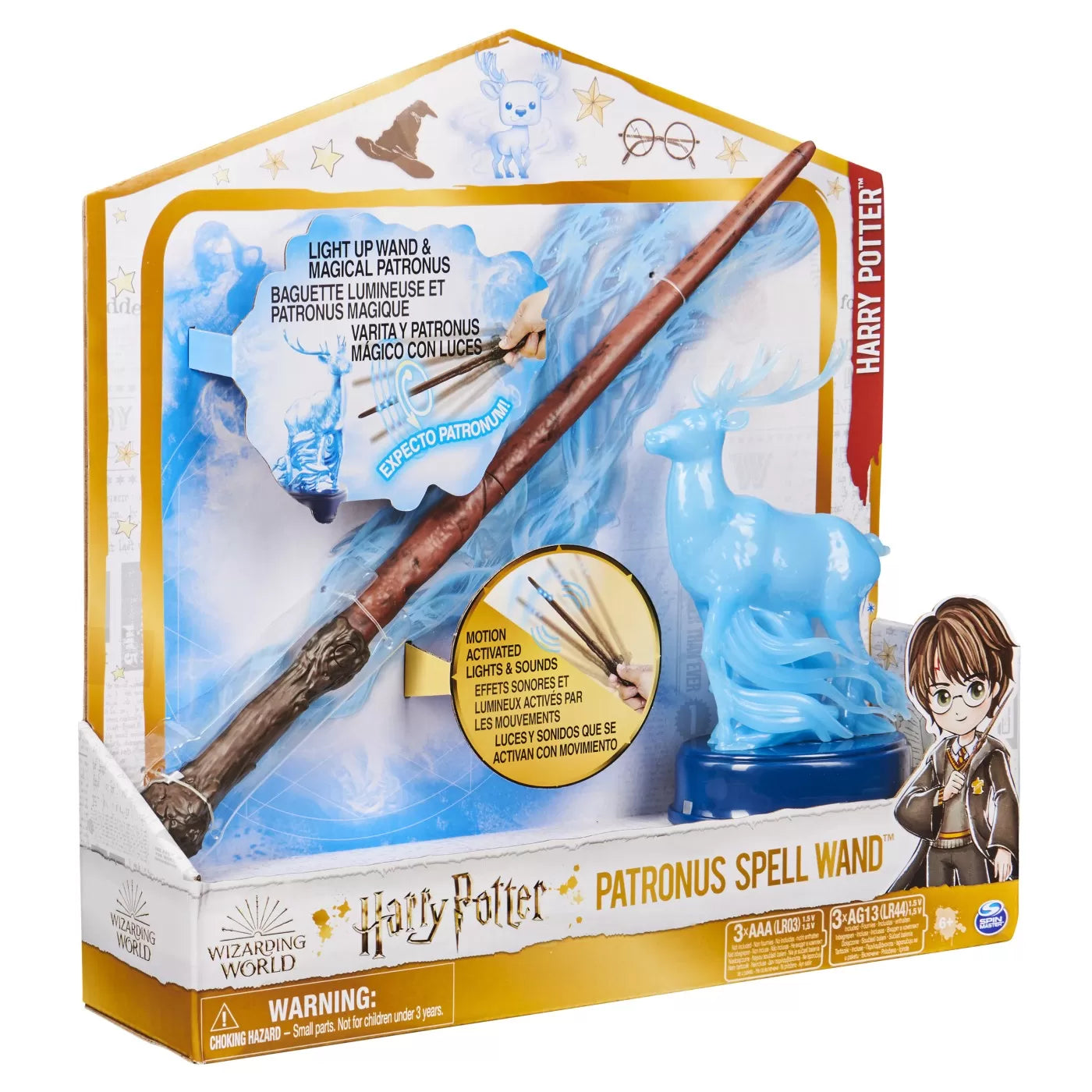 Harry Potter varázslóvilág patrónus varázspálca harry pálcája 33cm
