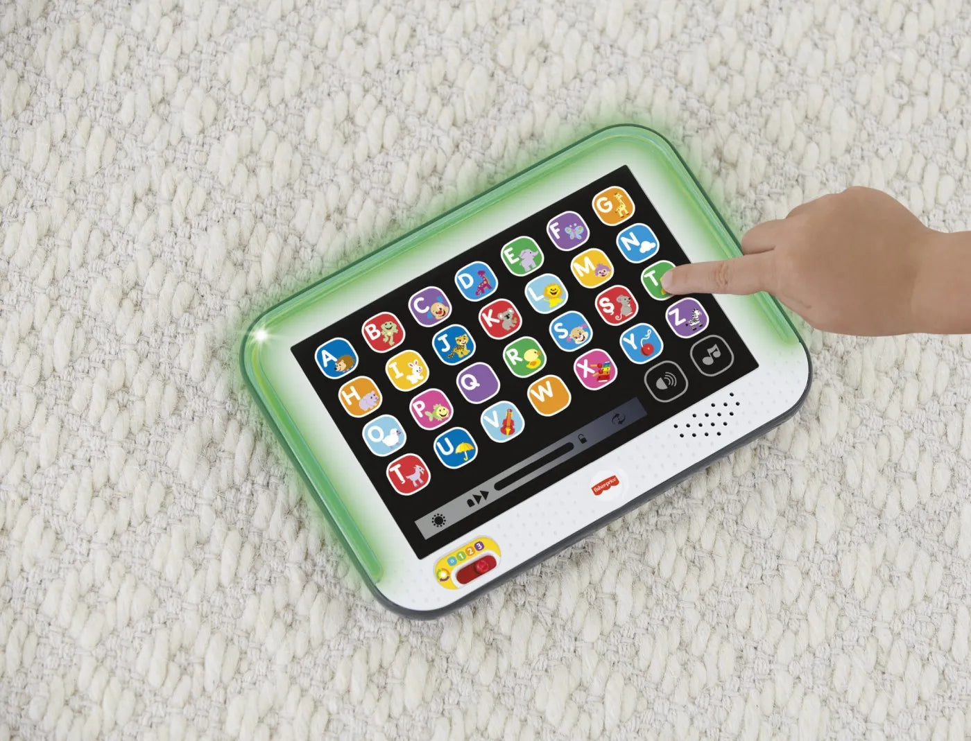 Fisher price laugh learn tableta smart cu 3 niveluri de dezvoltare limba romana