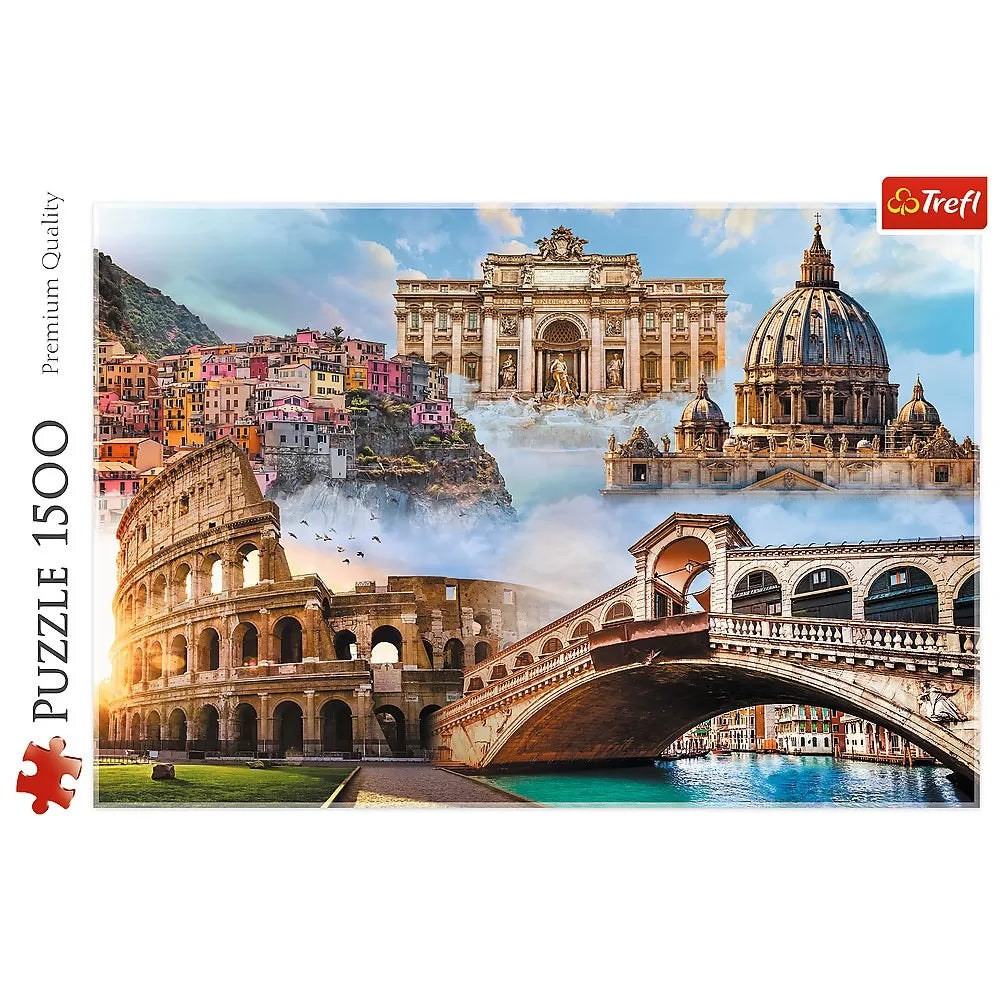 Puzzle trefl 1500 kedvenc hely Olaszországban