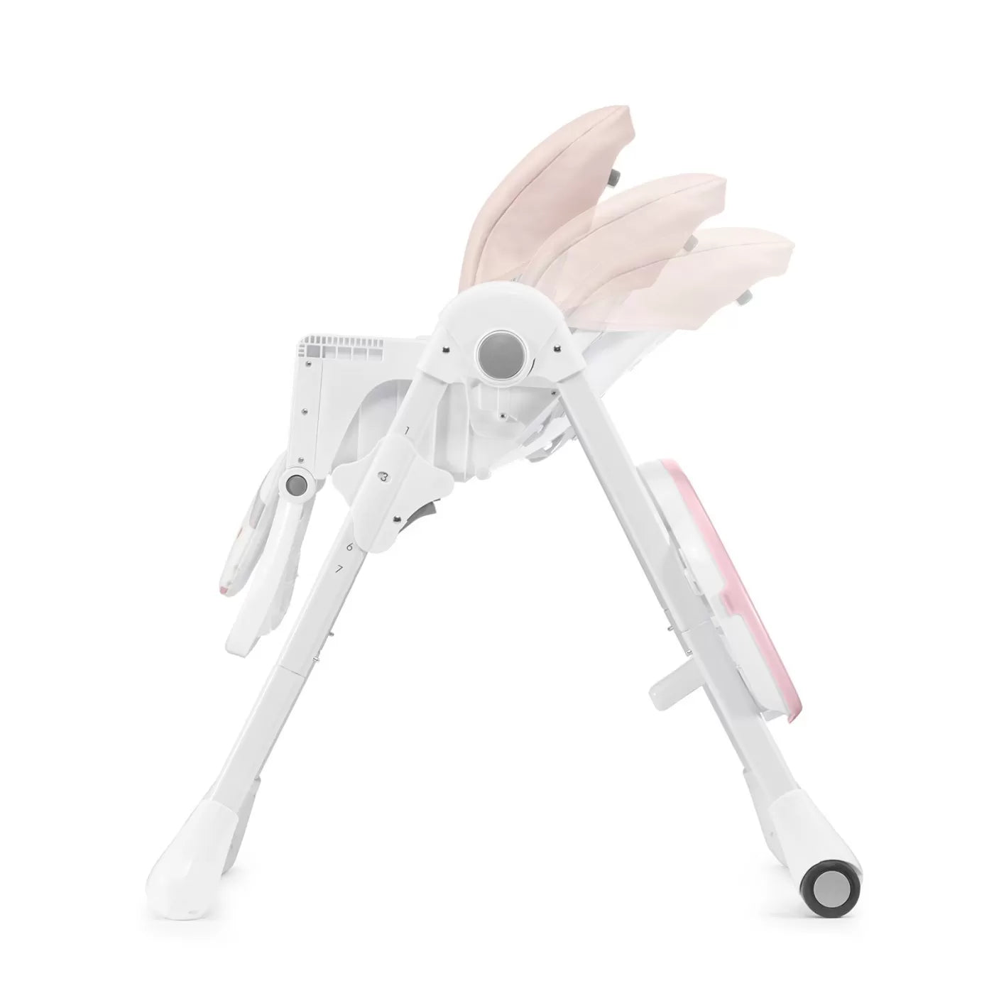 Scaun de masa kinderkraft yummy pliabil, pink