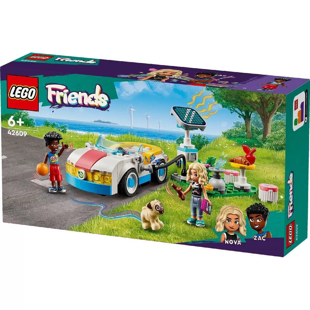 Lego Friends elektromos autó és töltő 42609