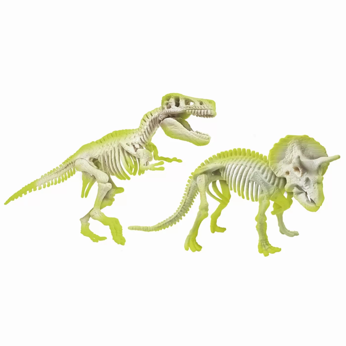 Descopera dinozaurul t-rex & triceraptor fluo stiinta si joaca