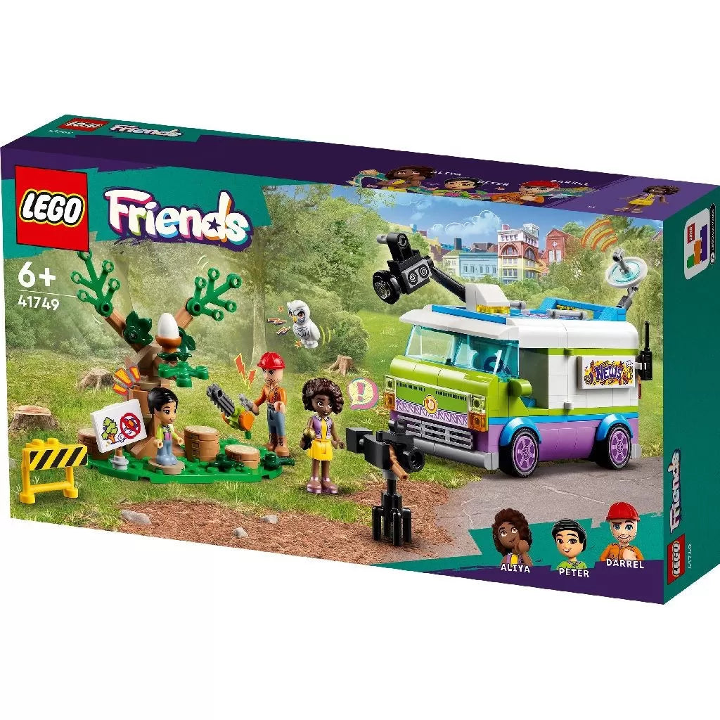 Lego friends studioul mobil de stiri 41749