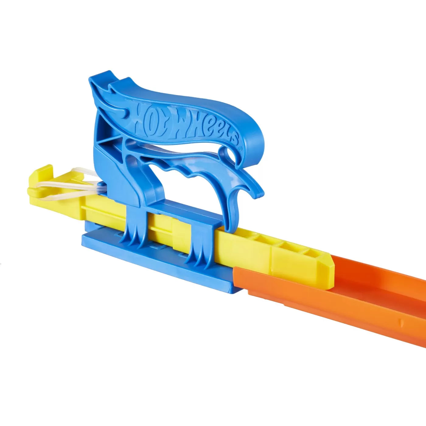 Hot Wheels kék hordozható kilövő és autó szett