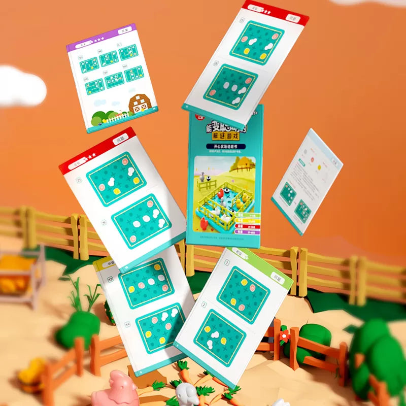 Joc educational ferma vesela