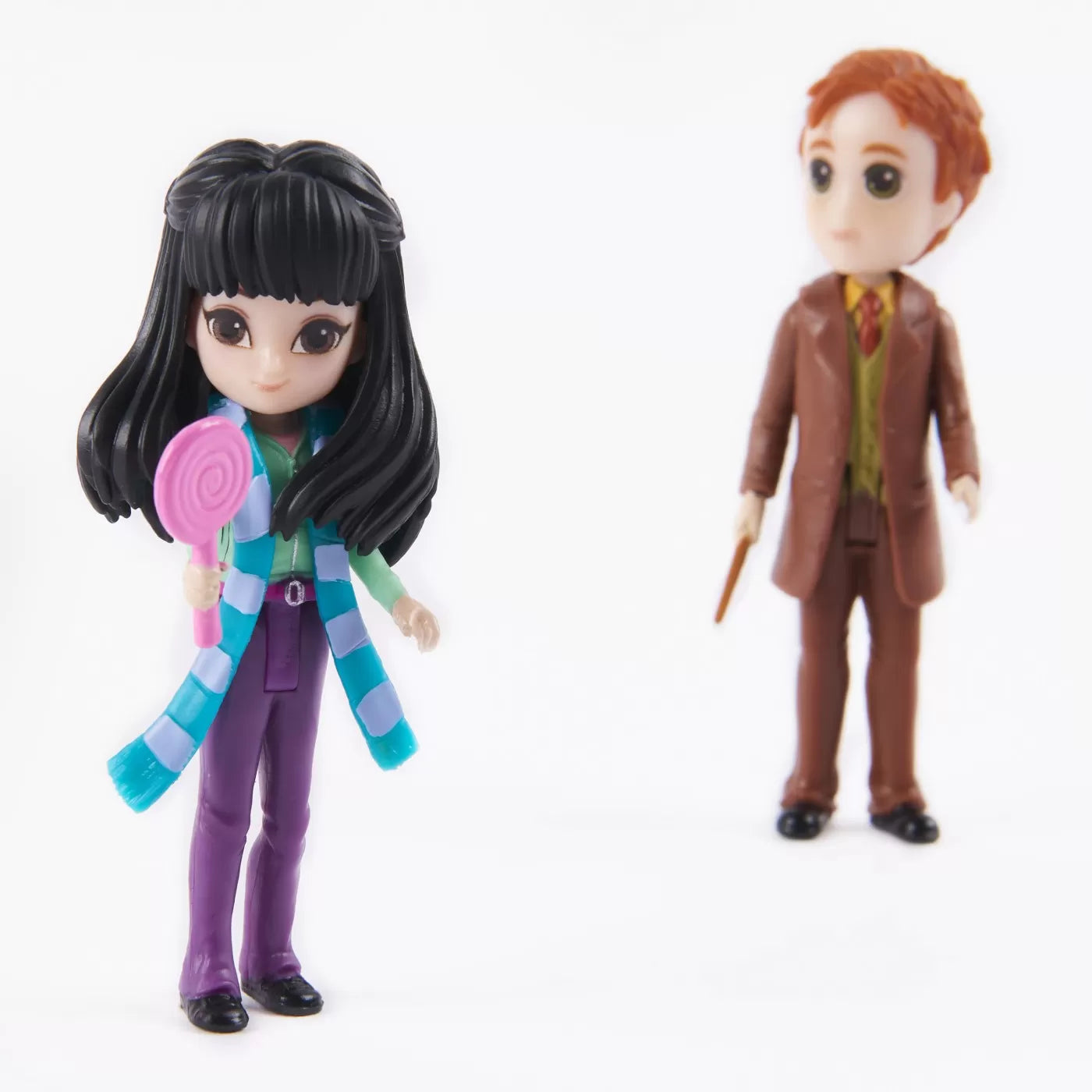 Harry Potter varázslóvilág varázslatos minifigura szett 2 db Cho és George figurával
