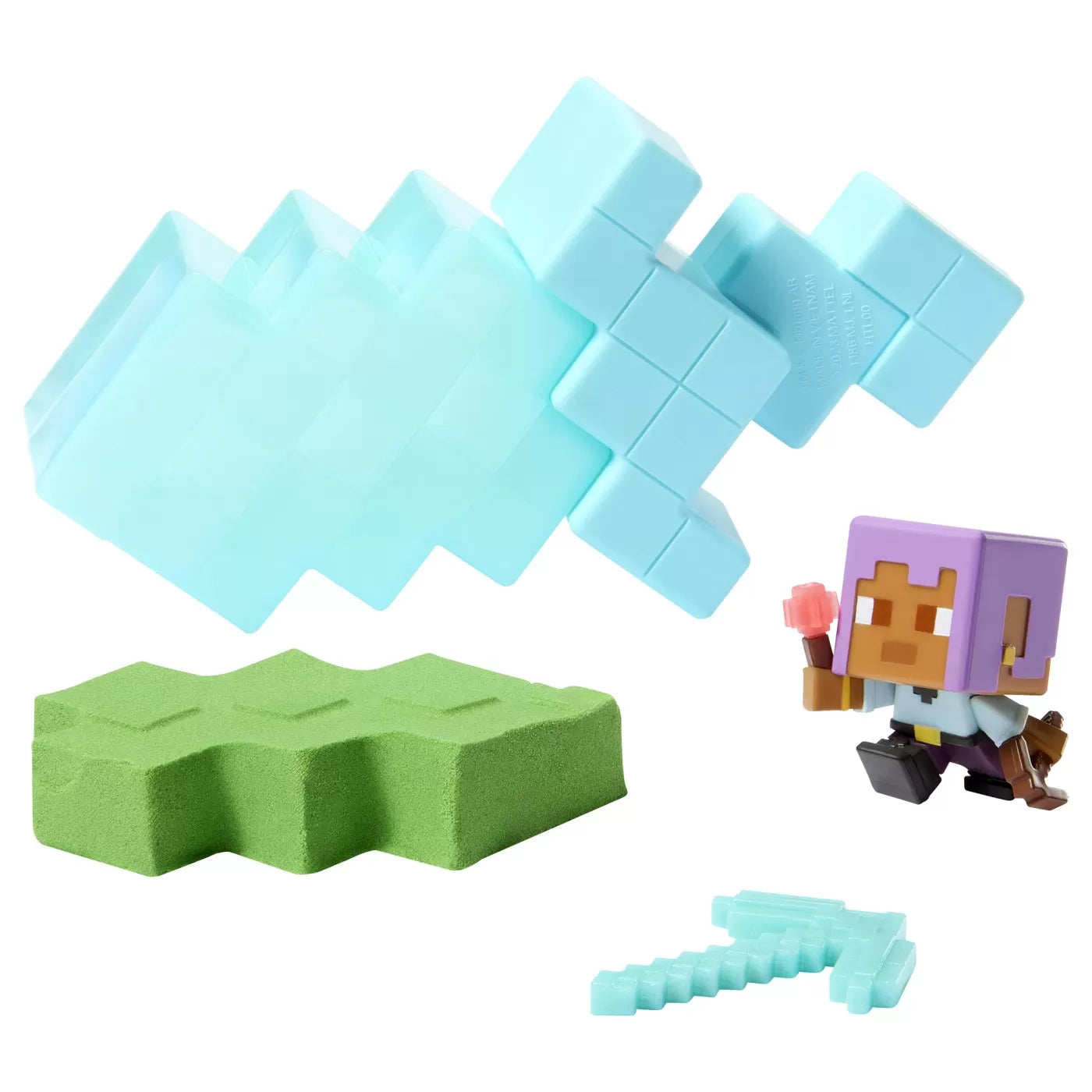 Minecraft mini módú türkiz bányafelfedező készlet