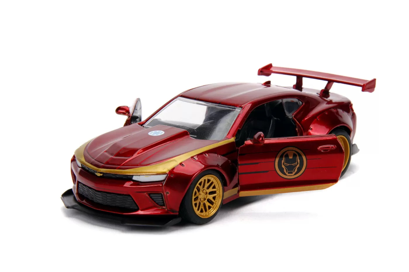 Iron Man 2016 Chevy Camaro SS öntött autómodell 1/32 méretarány