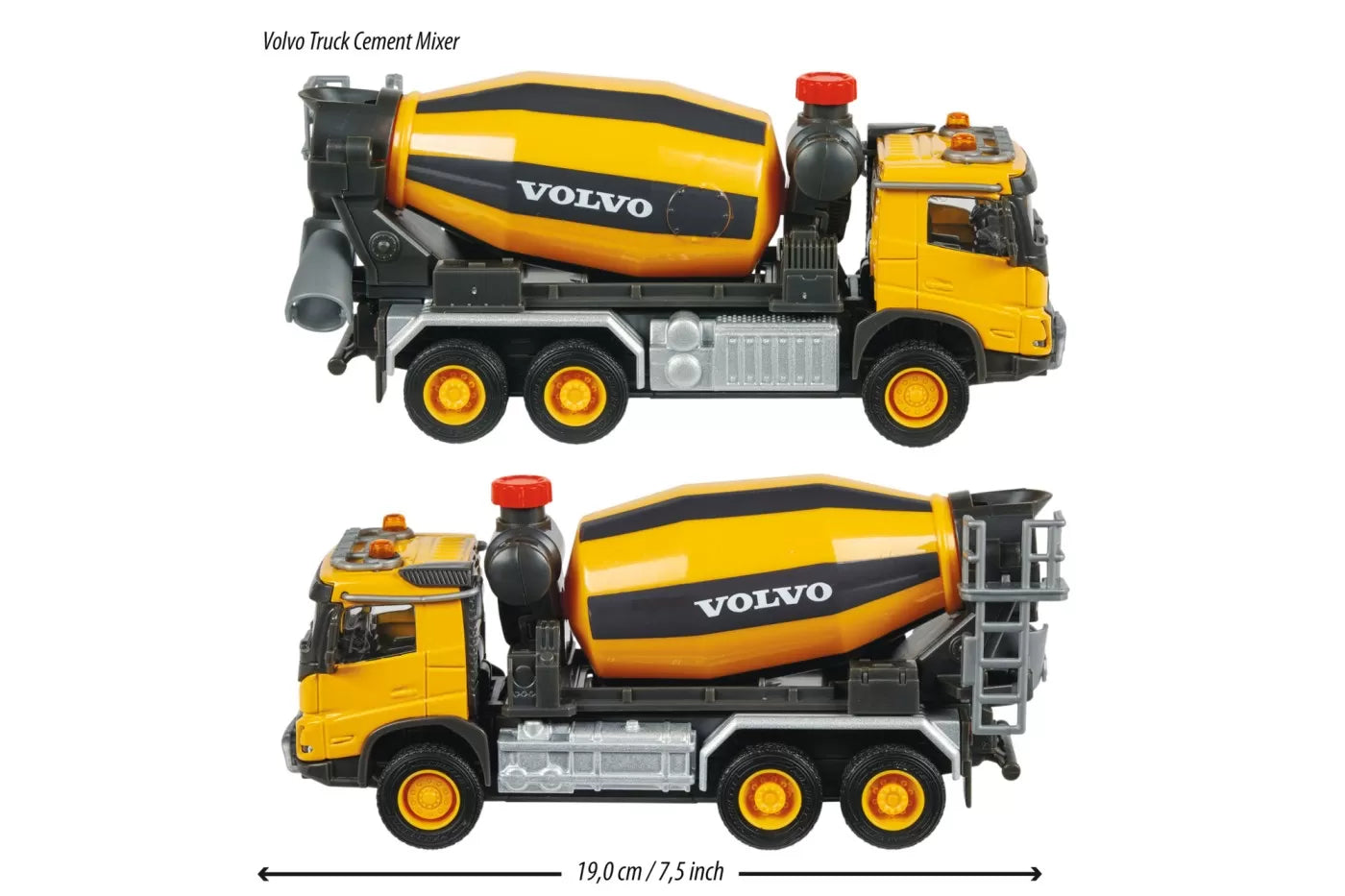 Majorette volvo betonkeverő 19cm