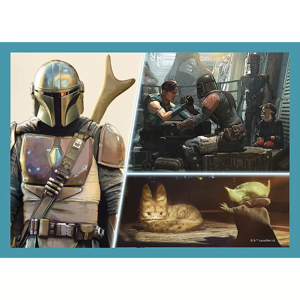 Puzzle 4in1 mandalorian si lumea lui