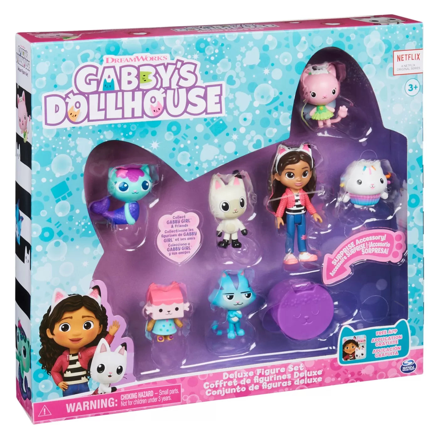 Gabbys dollhouse set 7 figurine deluxe