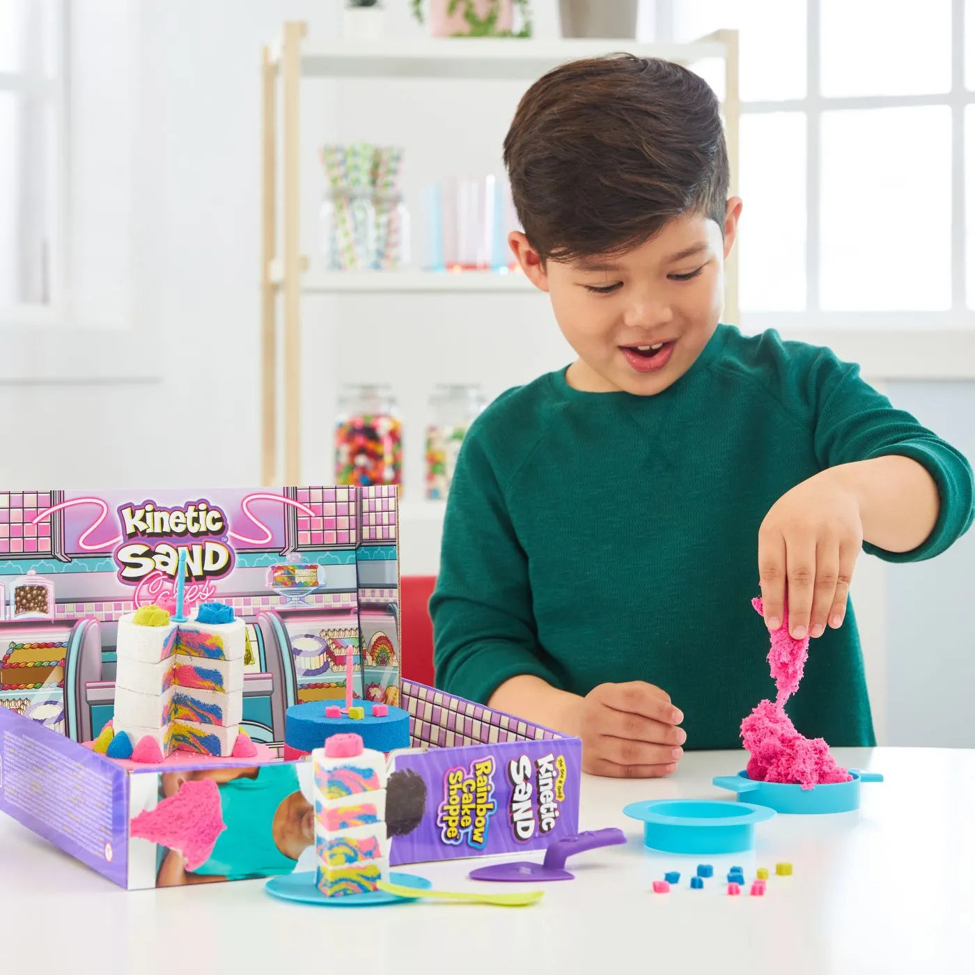 Kinetic sand set nisip cofetaria curcubeu