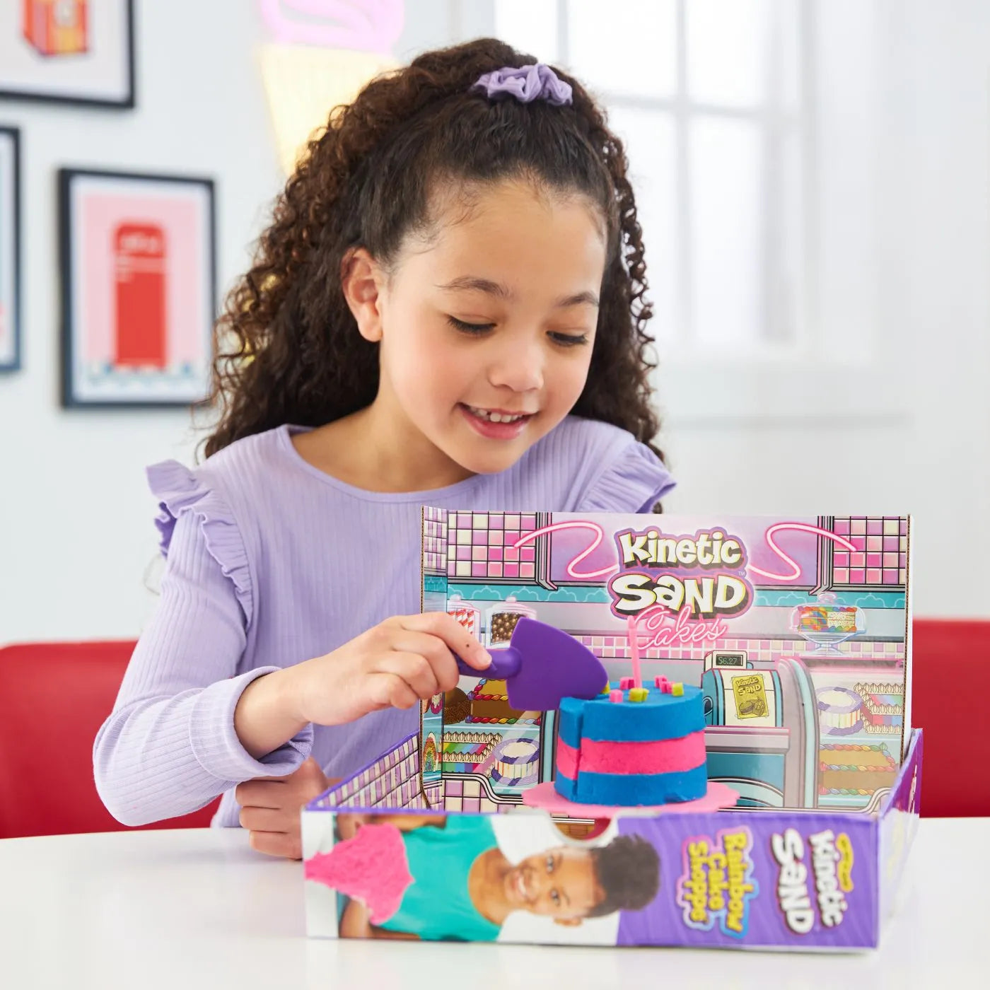Kinetic sand set nisip cofetaria curcubeu