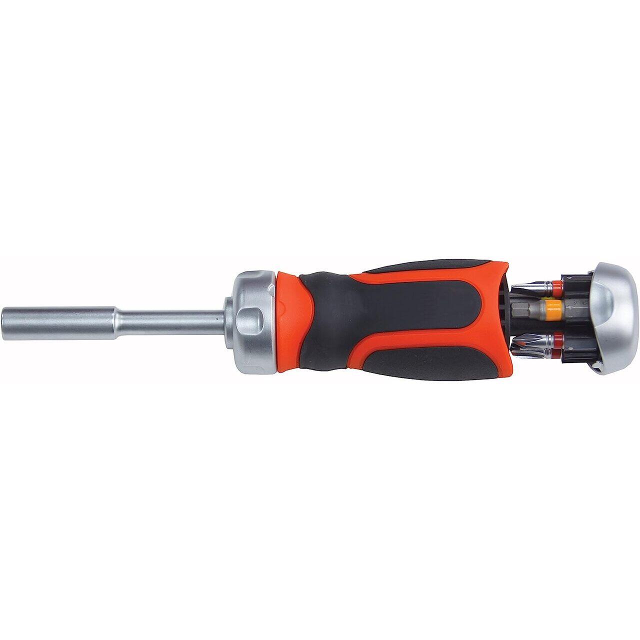 Racsnis csavarhúzó + bitek 160 mm CONMETALL