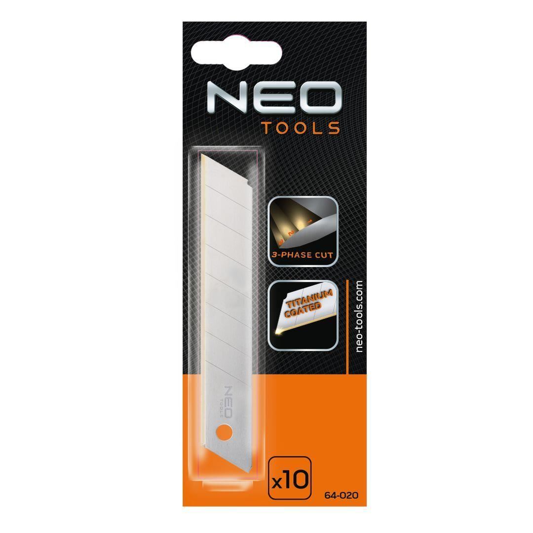 10 darabos titán vágópenge készlet, 18 mm Neo