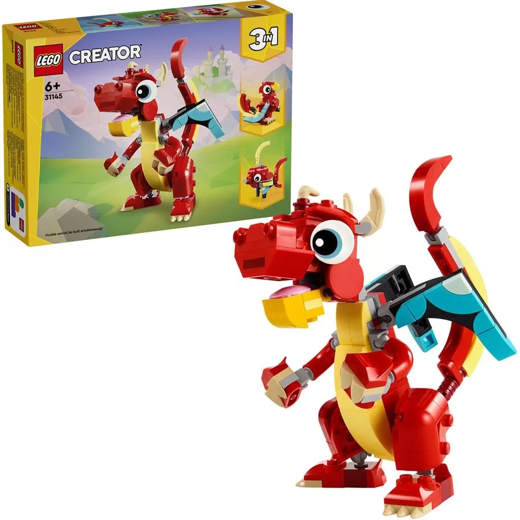 Lego creator 3in1 dragon rosu 31145