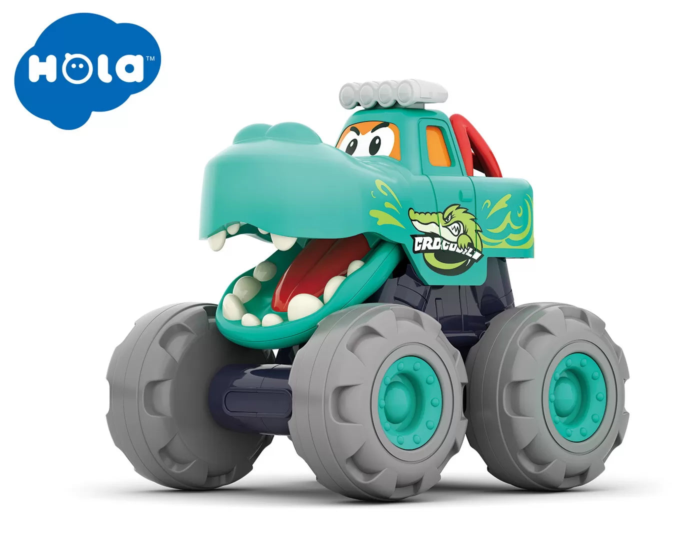 Masinuta bebe monster truck crocodilul