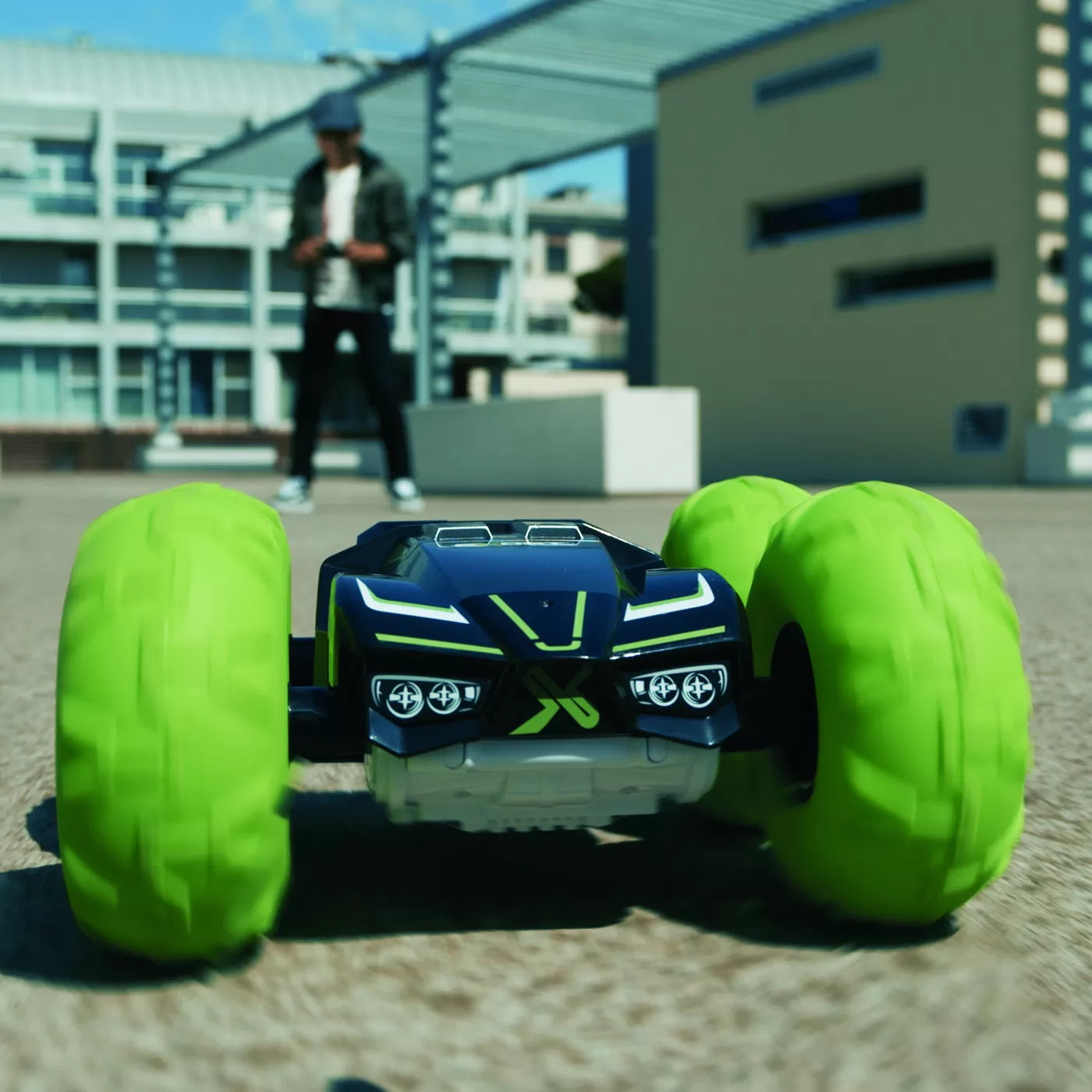 Masina cu telecomanda exost 360 tornado verde