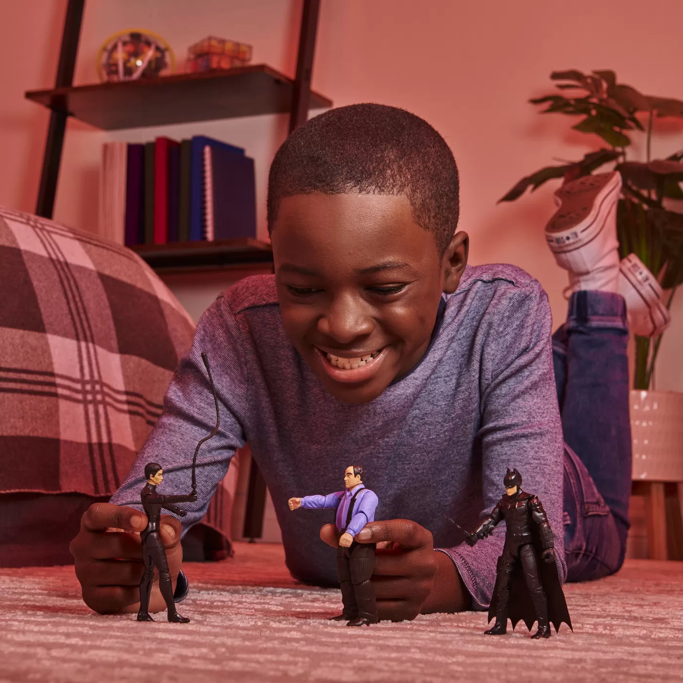 Batman filmfigura szett, 3 db, 10 cm